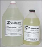 GALLON 635 THIN EPOXY RESIN & 1/2GAL 556 (2:1) HARDENER GALLON 635 THIN EPOXY RESIN & 1/2GAL 556 (2:1) HARDENER